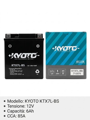 Batteria moto honda 250 - batteria,