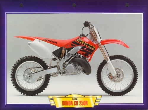 Fiche moto honda - cr, r