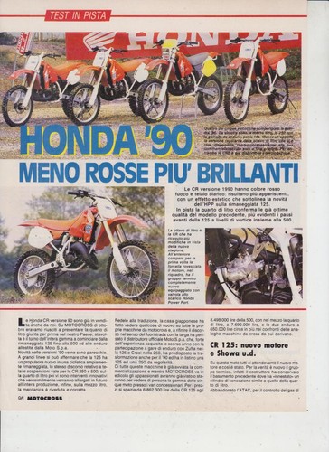 Advertising test moto honda - test,