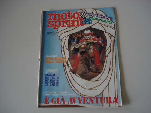 Motosprint 1983 prova - motosprint, test